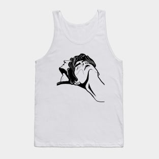 Call me by your name, Elio and Oliver movie poster (Only black line) Tank Top